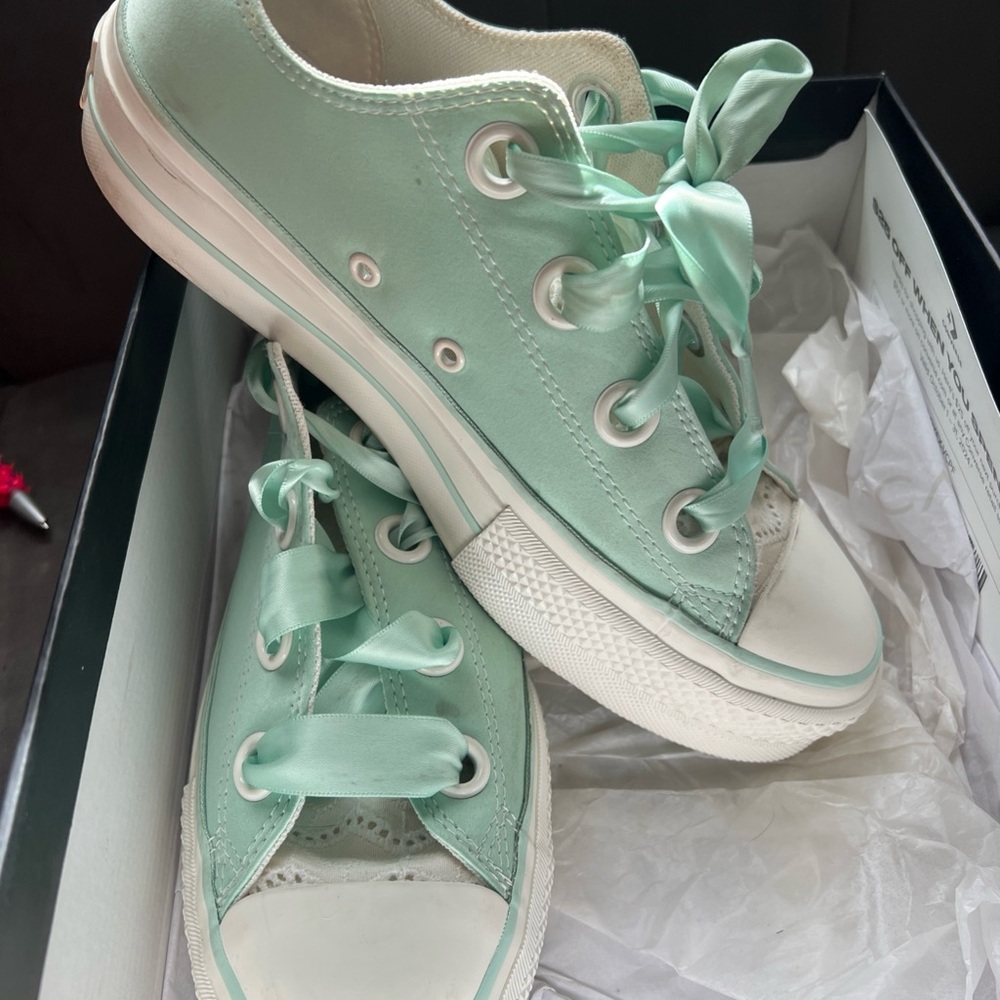 Mint Green Women's Athletic Sneakers